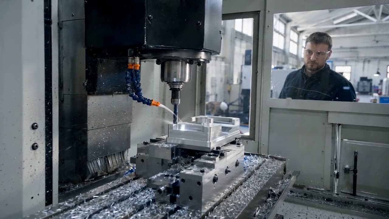 Atelier CNC en production